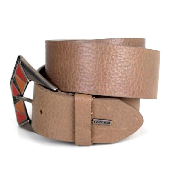 Velez TAUPE BROWN GENUINE LEATHER 1 7/8\